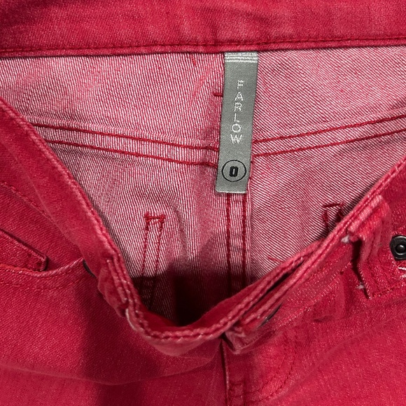 Faded Red Farlow Jeans Size 0 - Picture 3 of 7